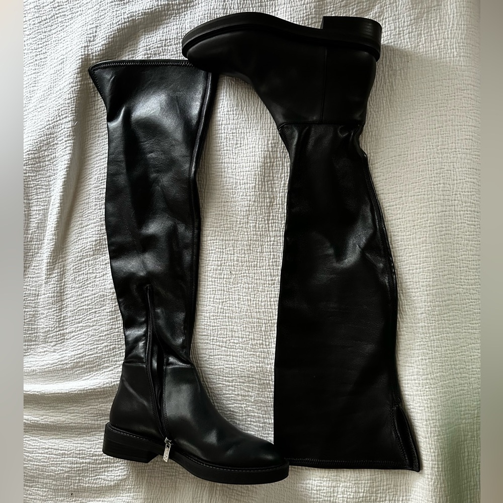 Black Knee-High Boots